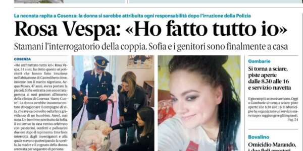 Rassegna stampa 24-01-2025 edizioni Calabria