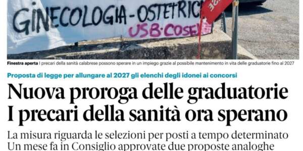 Rassegna stampa 26-02-2025 edizioni Calabria