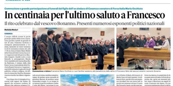 Rassegna stampa 24-02-2025 edizioni Calabria