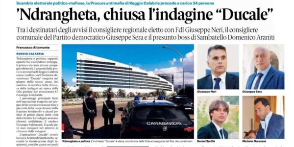 Rassegna stampa 13-02-2025 edizioni Calabria