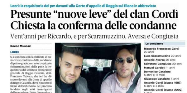 Rassegna stampa 06-02-2025 edizioni Calabria