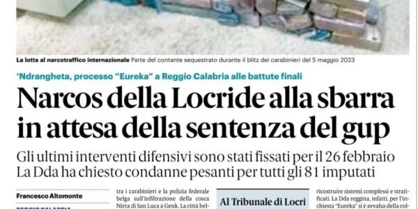 Rassegna stampa 8-02-2015 edizioni Calabria