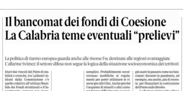 Rassegna stampa 07-04-2025 edizioni Calabria