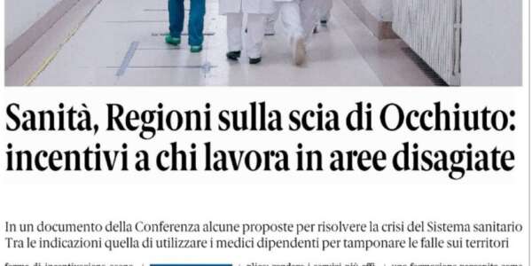 Rassegna stampa 30-04-2025 edizioni Calabria
