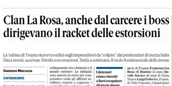 Rassegna stampa 09-04-2025 edizioni Calabria