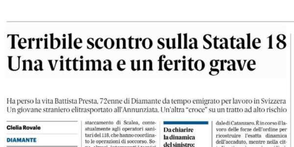 Rassegna stampa 29-04-2025 edizioni Calabria
