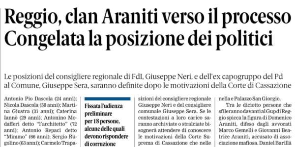 Rassegna stampa 12-04-2025 edizioni Calabria