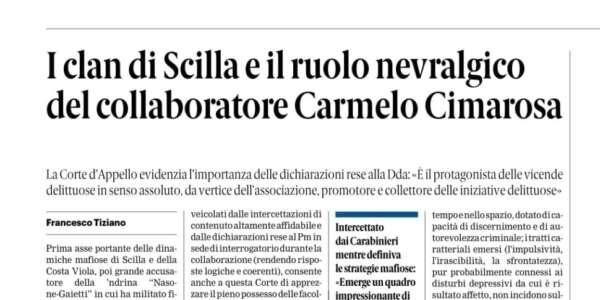 Rassegna stampa 26-04-2025 edizioni Calabria