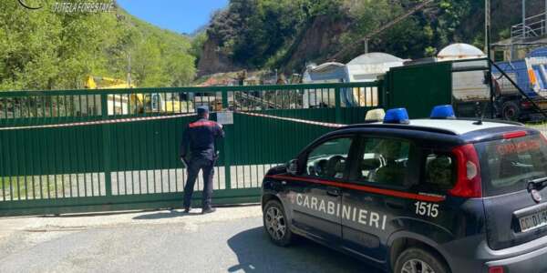 Falconara Albanese, posto sotto sequestro un impianto di lavorazione di materiale inerte