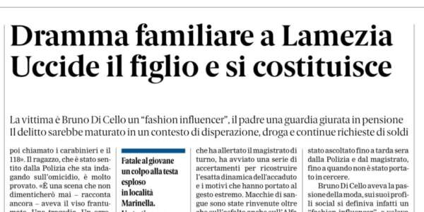Rassegna stampa 03-05-2025 edizioni Calabria